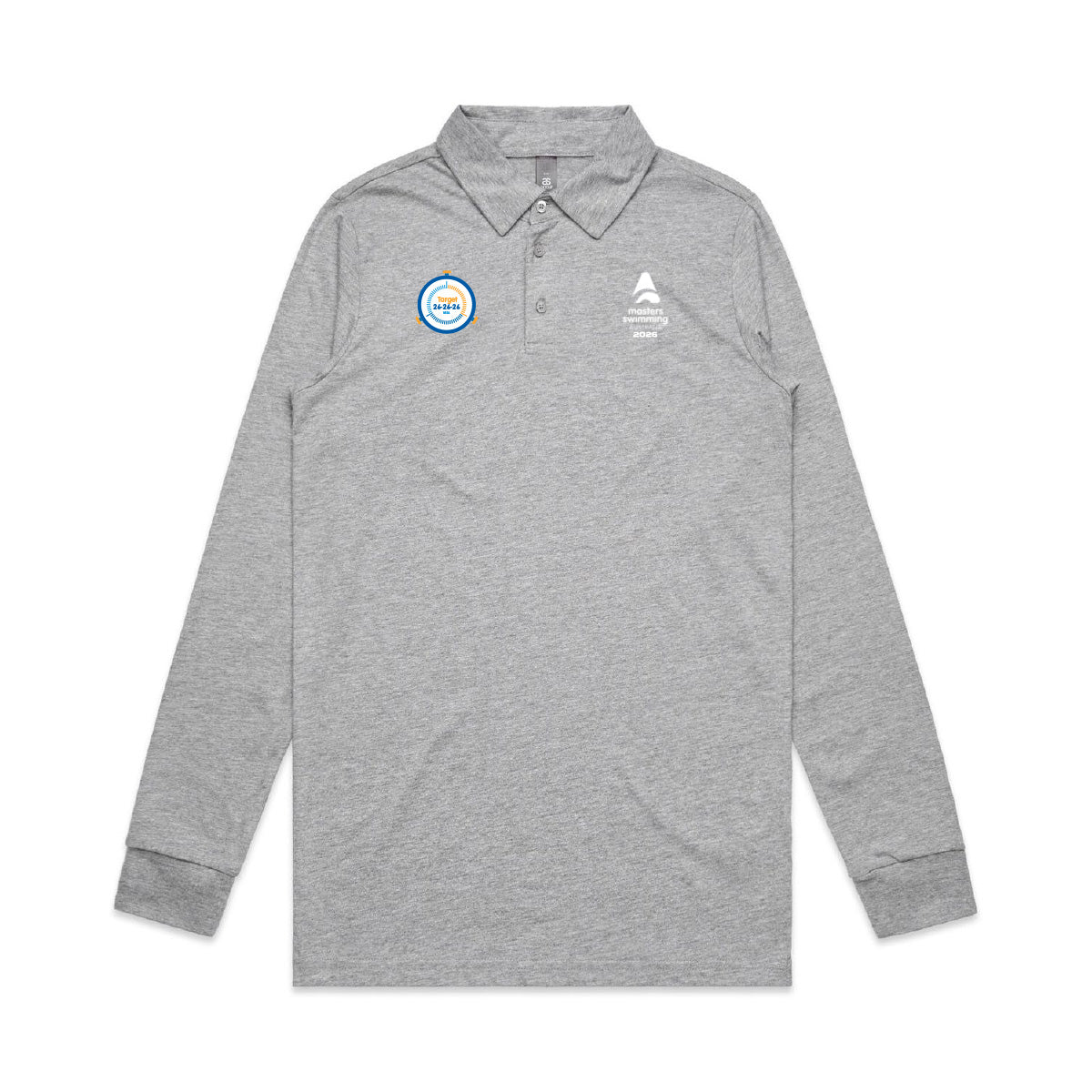 Long Sleeve Polo - 26X26 Range